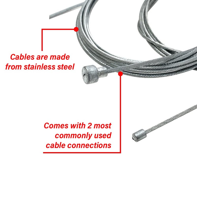 Pit Posse PP3280 Universal Cable Emergency Repair Kit for Motorcycle ATV - Throttle Clutch Brake Cables Included -Compact - 9 Cable Ends - Image 3